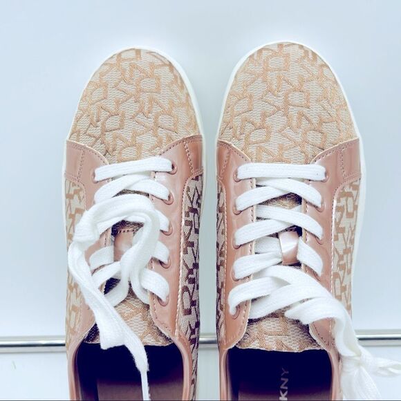 DKNY Big Girls Cam Jacquard Sneakers Size 5 - Picture 4 of 12